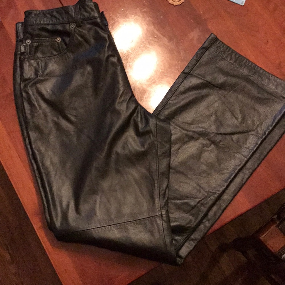 Ralph Lauren 💯% leather pants